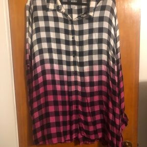 COPY - Catherine’s plaid ombré button down